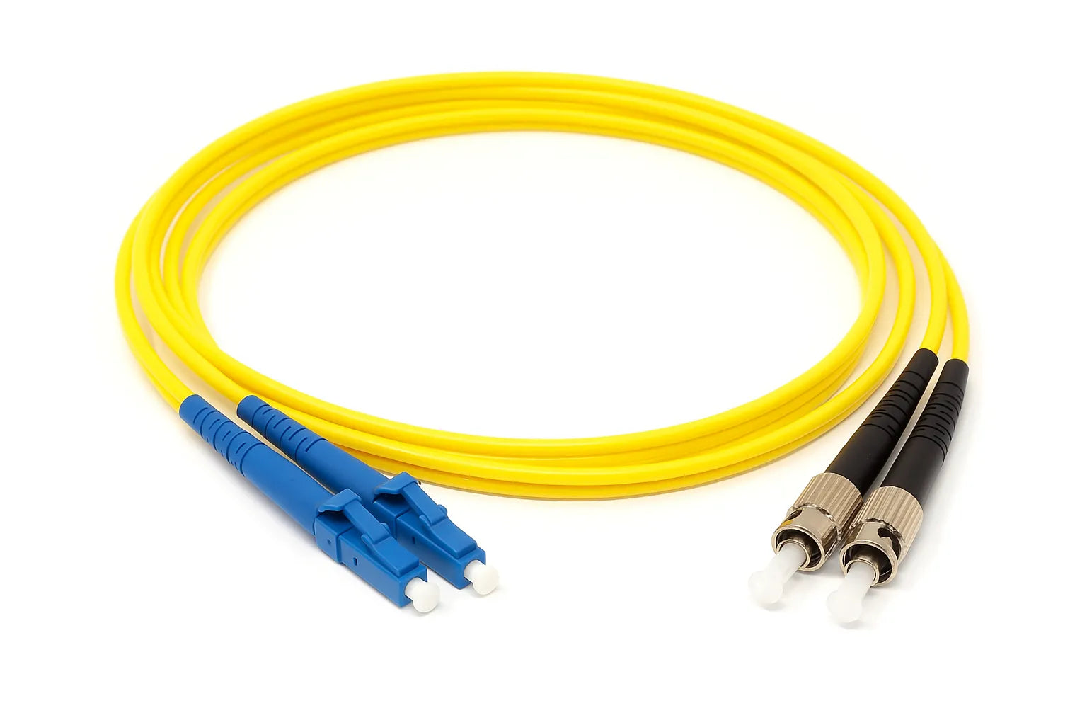 Fiber Optic Jumper Cable FC UPC to LC UPC Singlemode Duplex