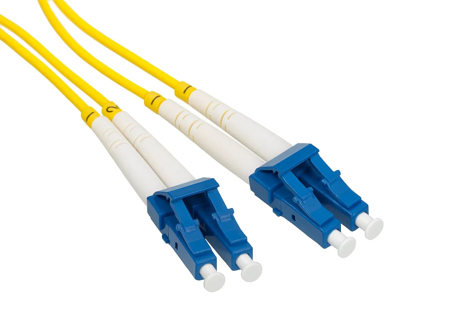 LC UPC to LC UPC Singlemode Duplex Fiber Optic Patch Cable – 30 Meter