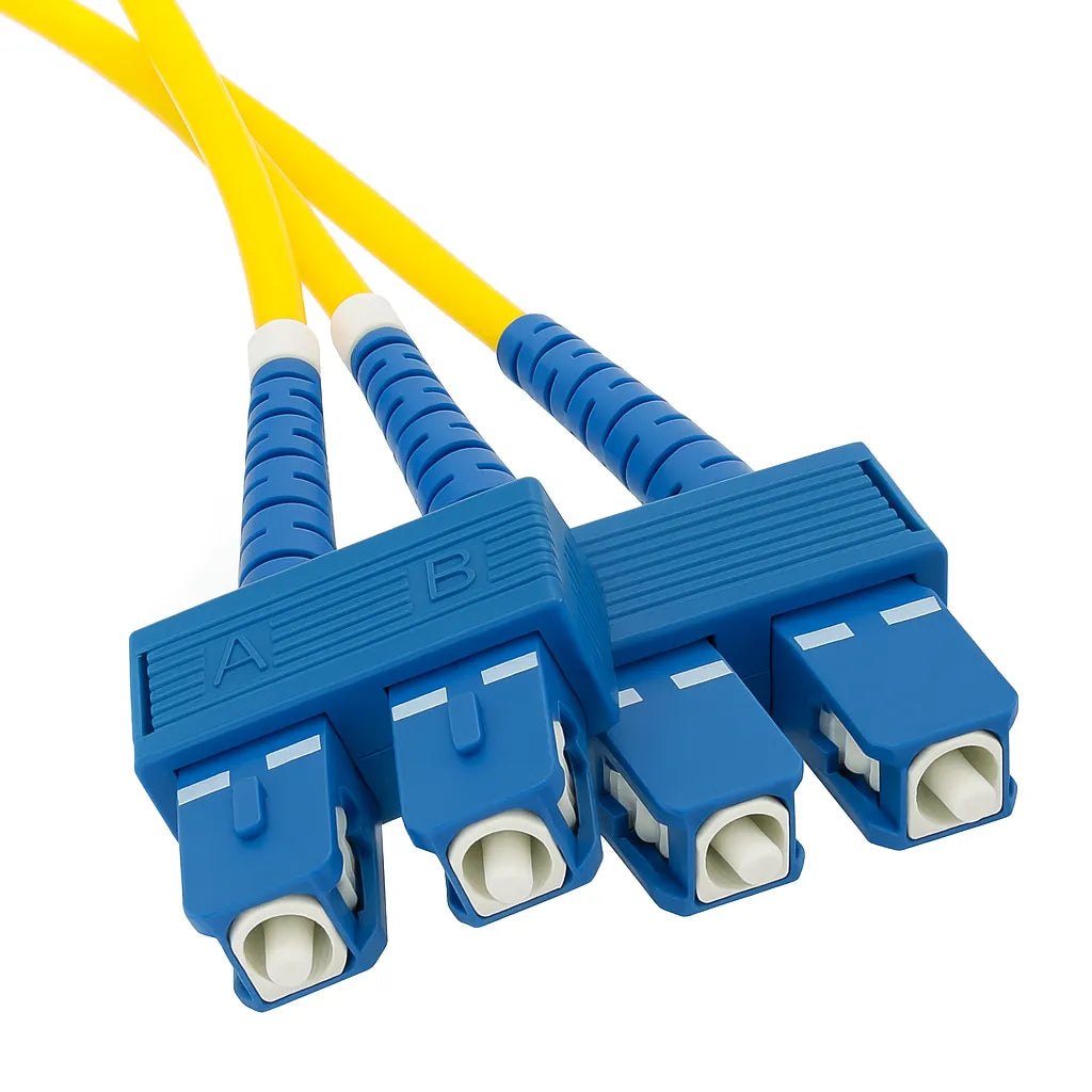 Fiber Optic Jumper Cable SC UPC to SC UPC Singlemode Duplex
