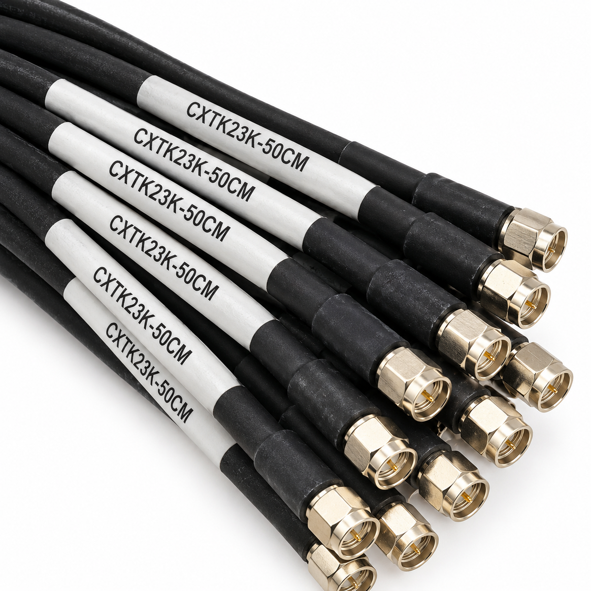 Talley CAxT CXTK23K RG223 RF Cable Assembly SMA Male to SMA Male