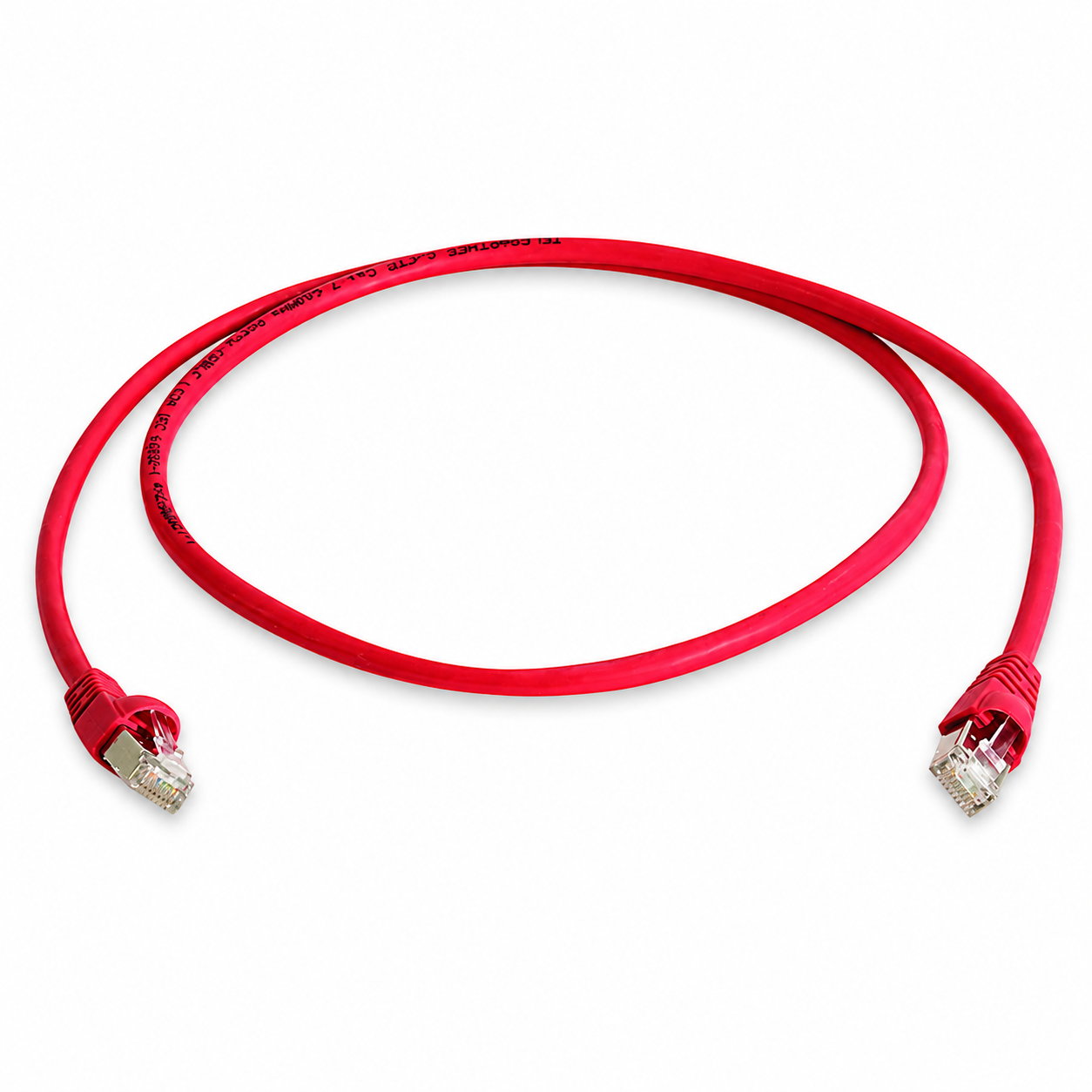 Telegärtner Cat6A RJ45 S/FTP Shielded LSZH Ethernet Patch Cord