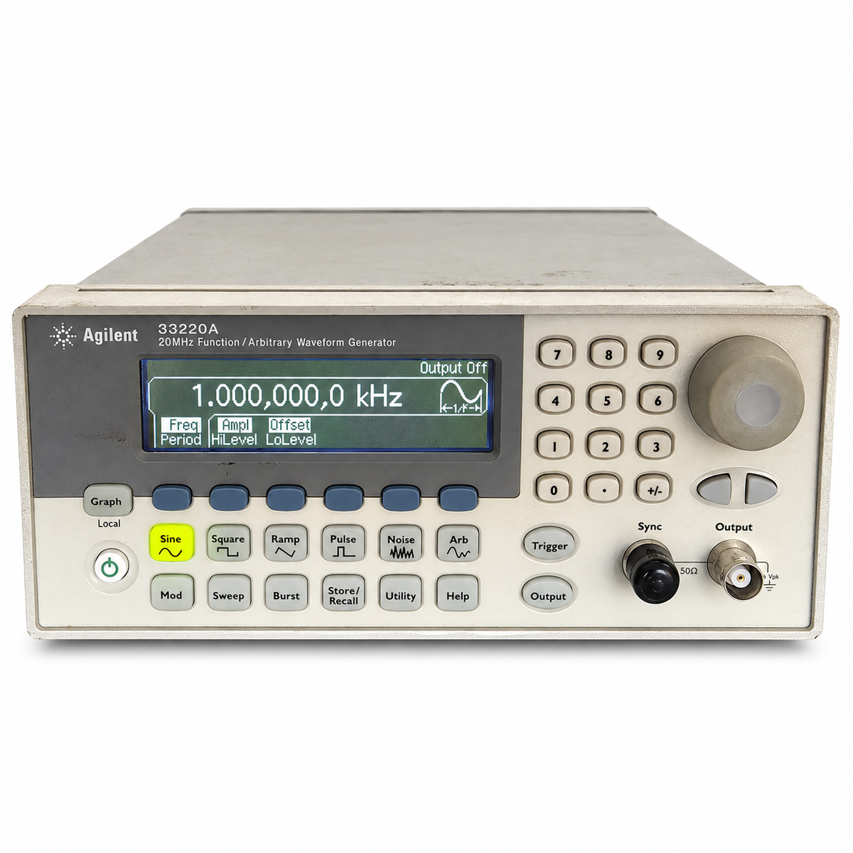 Agilent 33220A 20 MHz Function Arbitrary Waveform Generator