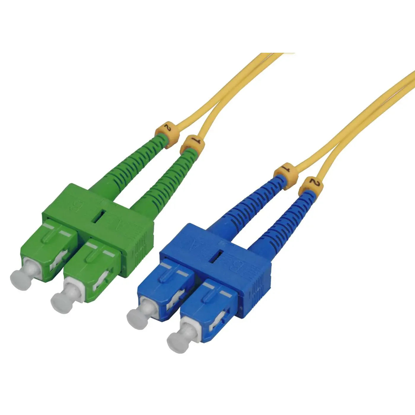 Fiber Optic Jumper Cable SC UPC to SC APC Singlemode Duplex 