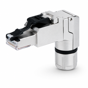 Cat6A RJ45 Right Angle Field Termination Plug T568A AWG24 to 22 Telegärtner 100023061 Pack of 10