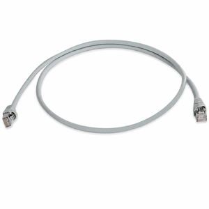 Telegärtner Cat6A RJ45 S/FTP Shielded LSZH Ethernet Patch Cable Grey