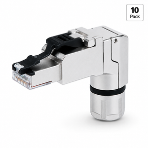 Telegärtner 100023063 MFP8 PROFINET RJ45 Right Angle Field Termination Plug AWG24-22 Pack of 10
