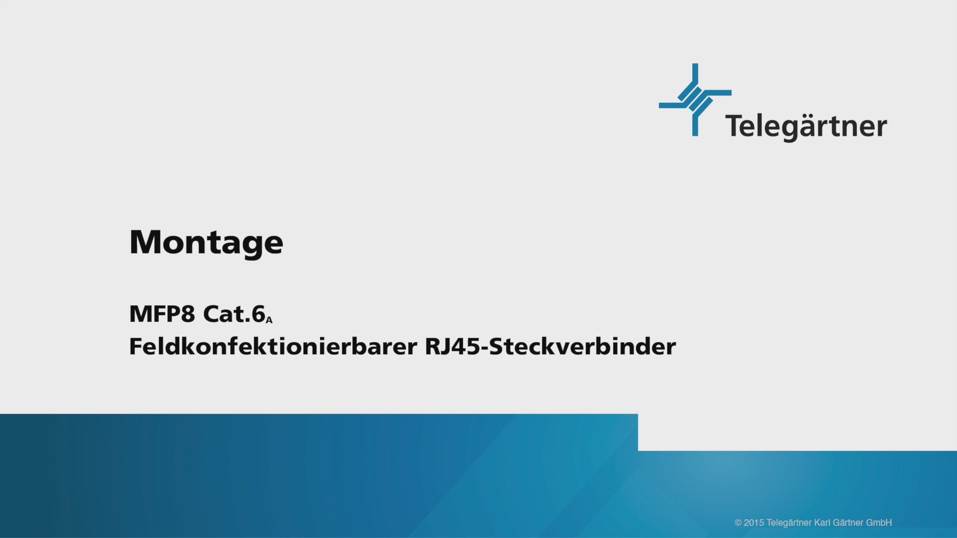 Telegartner MFP8 Installation Video